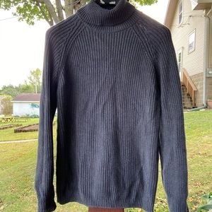 ZARA MAN GREY CHUNKY TURTLE NECK